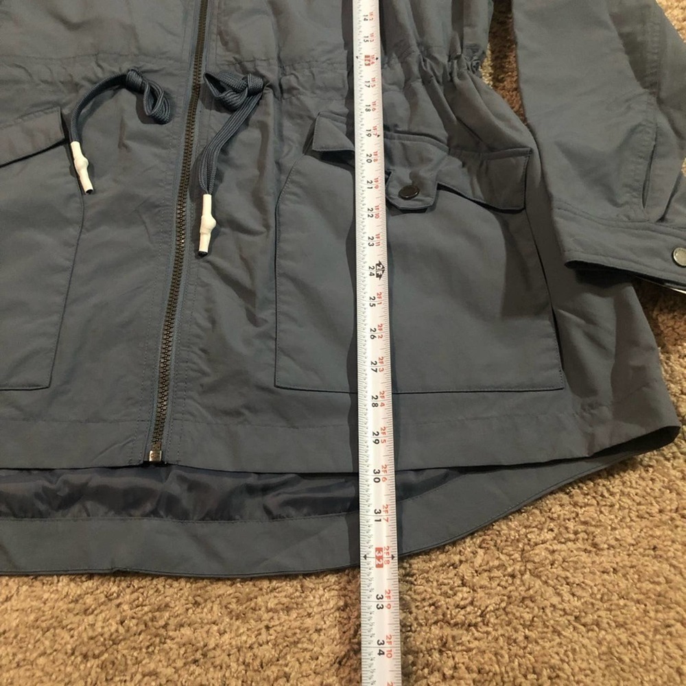 Marc New York Belltown Water Resistant Rain Coat Utility Jacket XL Storm Blue - Picture 11 of 11